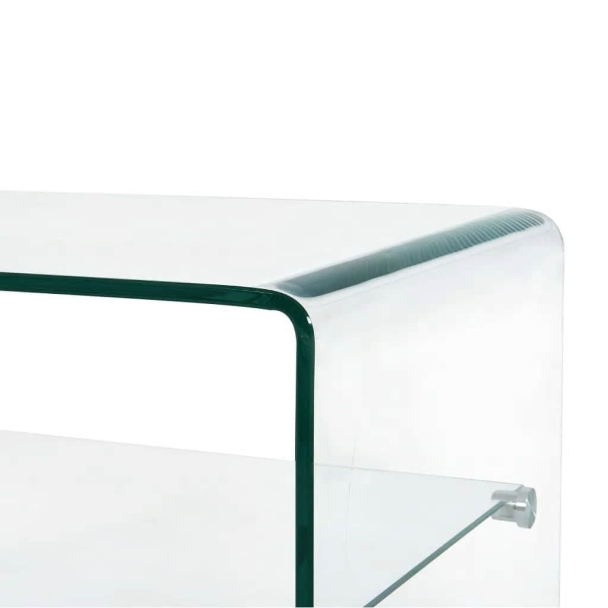 vidaXL Τραπεζάκι Σαλονιού Διάφανο 50 x 45 x 33 εκ. από Ψημένο Γυαλί
