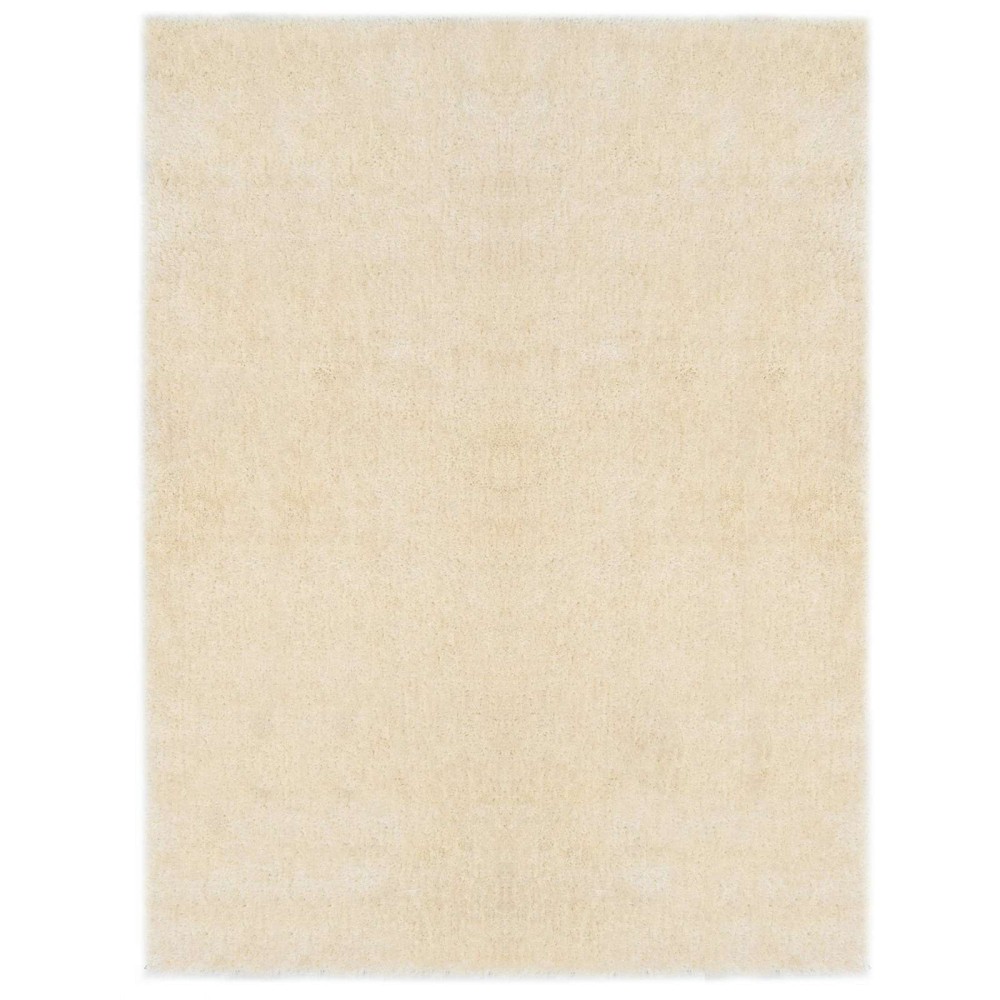 vidaXL Αφράτο Χαλάκι Περιοχής Κρεμ 120 x 160 cm Πολυαιθυλένιο
