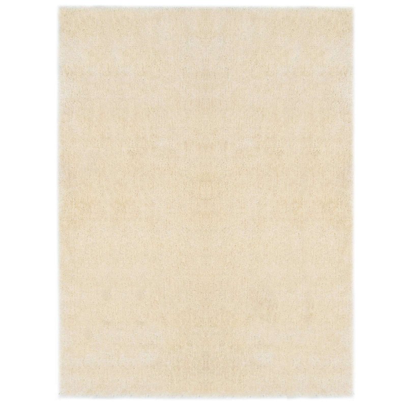 vidaXL Αφράτο Χαλάκι Περιοχής Κρεμ 120 x 160 cm Πολυαιθυλένιο