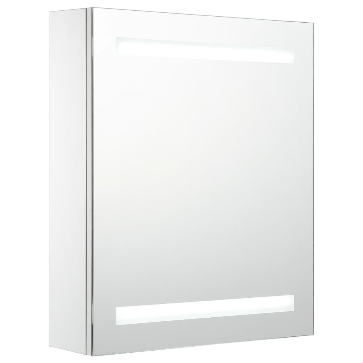 vidaXL Ντουλάπι Μπάνιου με Καθρέφτη και Φωτισμό LED 50 x 13,5 x 60 εκ.