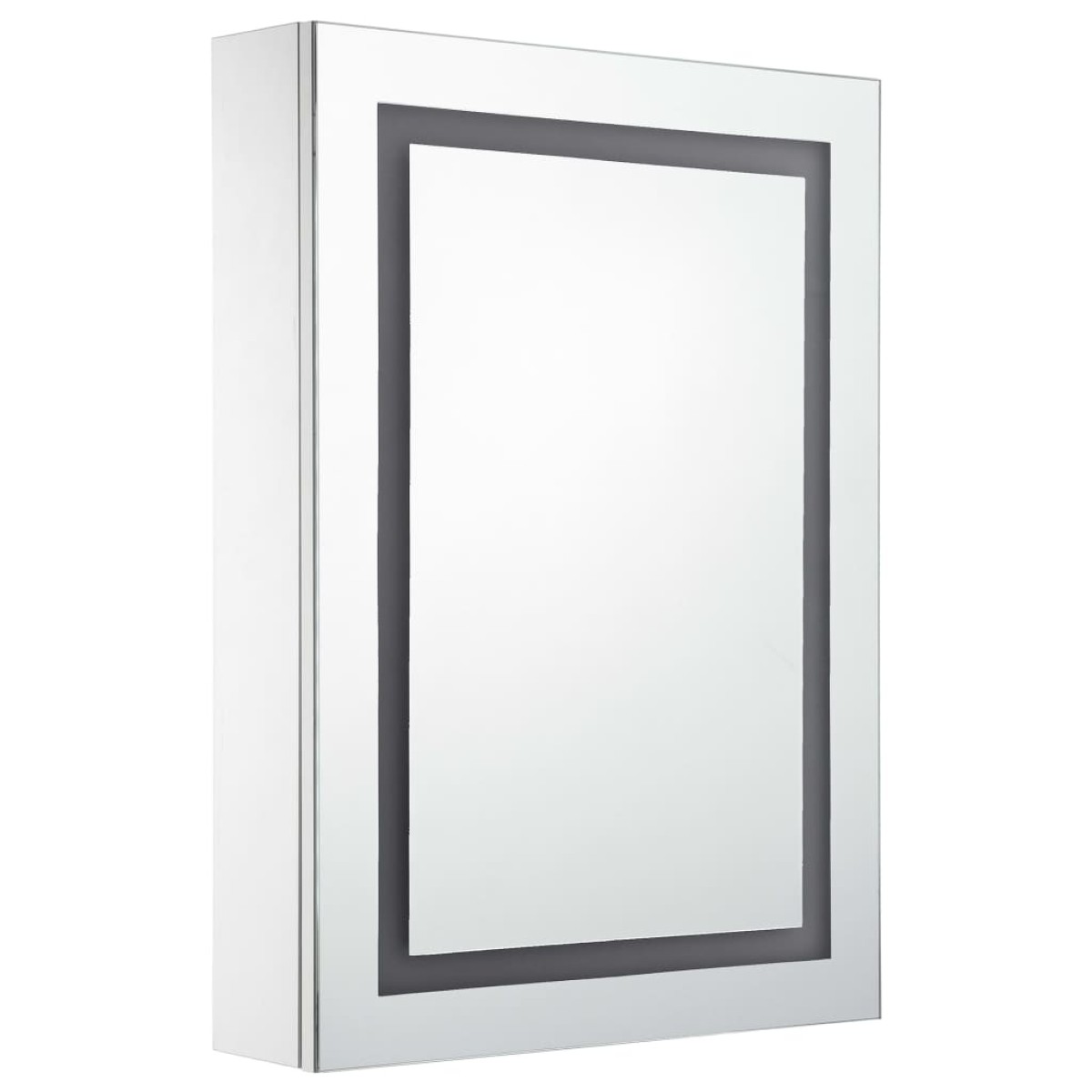 vidaXL Ντουλάπι Μπάνιου με Καθρέφτη και Φωτισμό LED 50 x 13 x 70 εκ.