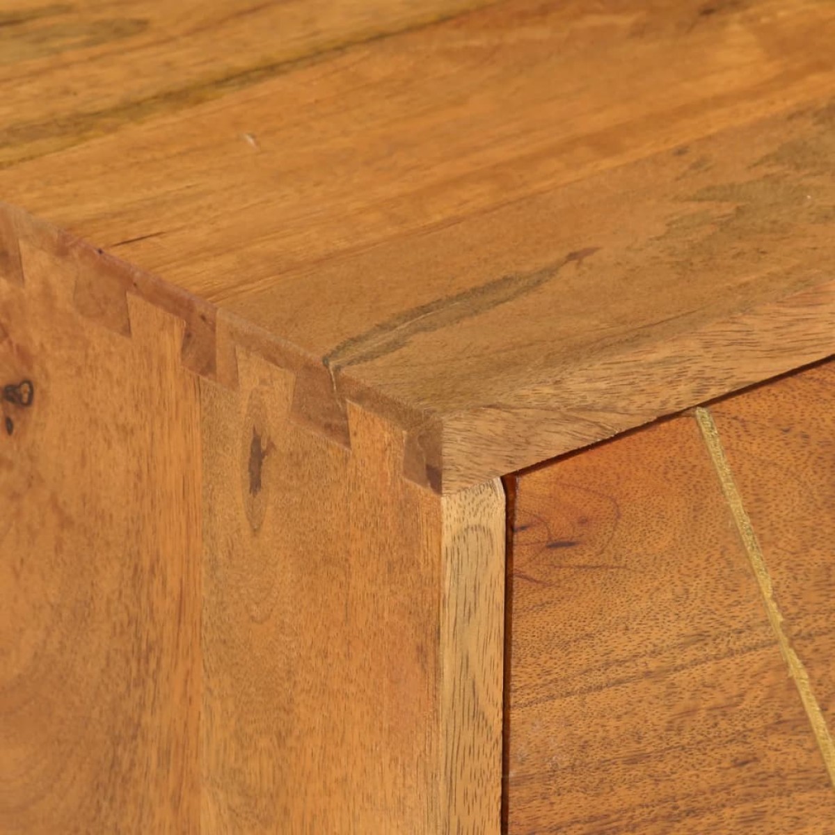 vidaXL Έπιπλο Τηλεόρασης 85 x 35 x 47 εκ. από Μασίφ Ξύλο Μάνγκο