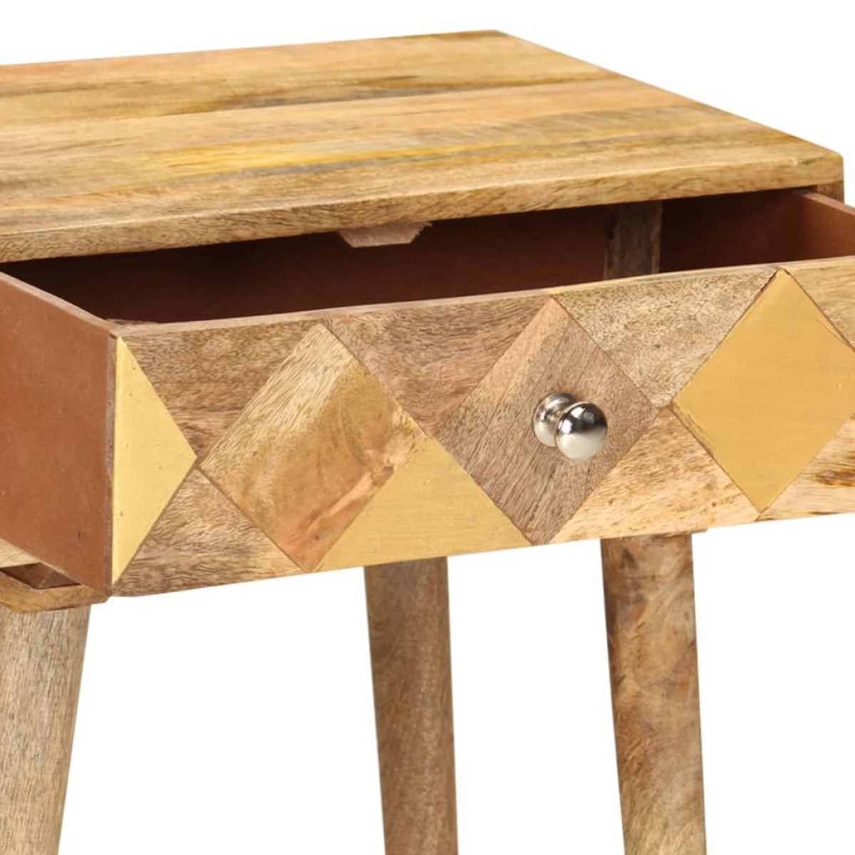 vidaXL Κομοδίνο 43 x 30 x 58 εκ. από Μασίφ Ξύλο Μάνγκο