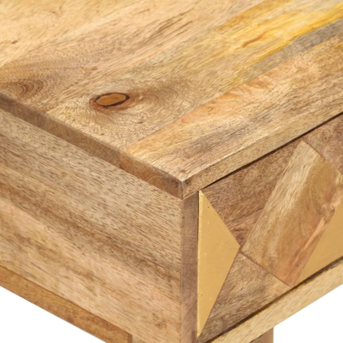 vidaXL Κομοδίνο 43 x 30 x 58 εκ. από Μασίφ Ξύλο Μάνγκο