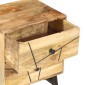 vidaXL Κομοδίνο 40 x 30 x 50 εκ. από Μασίφ Ξύλο Μάνγκο