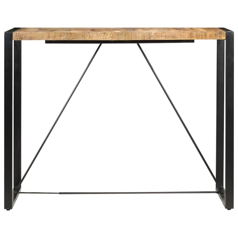 vidaXL Τραπέζι Μπαρ 140 x 70 x 110 εκ. από Μασίφ Ξύλο Μάνγκο