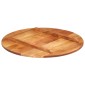 vidaXL Επιφάνεια Τραπεζιού Στρογγυλή 15-16 χιλ. 60 εκ. Ξύλο Sheesham