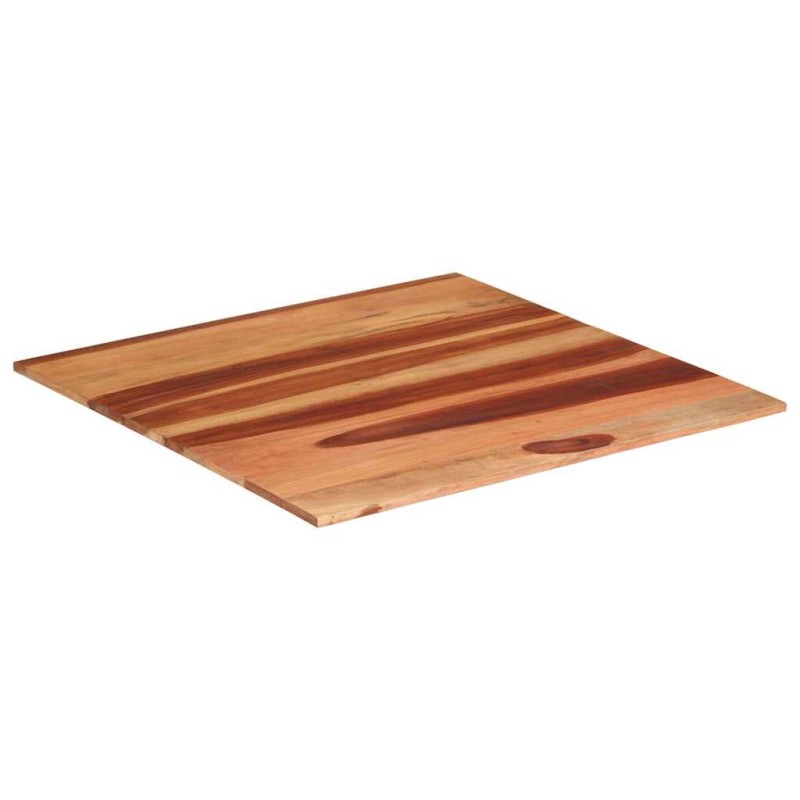 vidaXL Επιφάνεια Τραπεζιού Στρογγυλή 15-16 χιλ. 80x80 εκ. Ξύλο Ακακίας