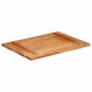 vidaXL Επιφάνεια Τραπεζιού 25-27 χιλ. 60x80 εκ. Μασίφ Ξύλο Sheesham
