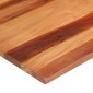 vidaXL Επιφάνεια Τραπεζιού 25-27 χιλ. 60x80 εκ. Μασίφ Ξύλο Sheesham