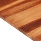 vidaXL Επιφάνεια Τραπεζιού 25-27 χιλ. 60x80 εκ. Μασίφ Ξύλο Sheesham