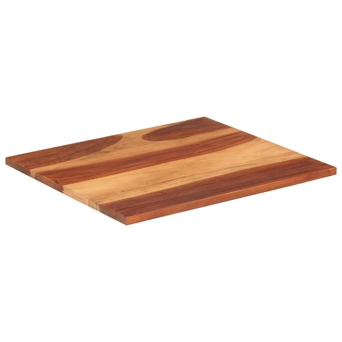 vidaXL Επιφάνεια Τραπεζιού 25-27 χιλ. 70x80 εκ. Μασίφ Ξύλο Sheesham