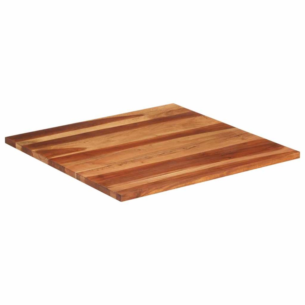 vidaXL Επιφάνεια Τραπεζιού 25-27 χιλ. 80x80 εκ. Ξύλο Ακακίας