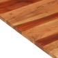 vidaXL Επιφάνεια Τραπεζιού 25-27 χιλ. 80x80 εκ. Μασίφ Ξύλο Sheesham