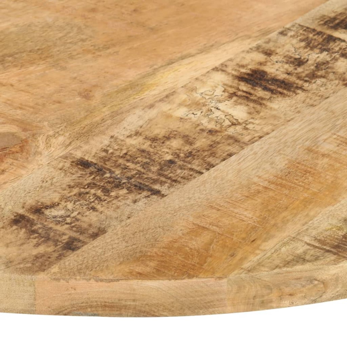 vidaXL Επιφάνεια Τραπεζιού Στρογγυλή 25-27 χιλ. 60 εκ. Ξύλο Μάνγκο