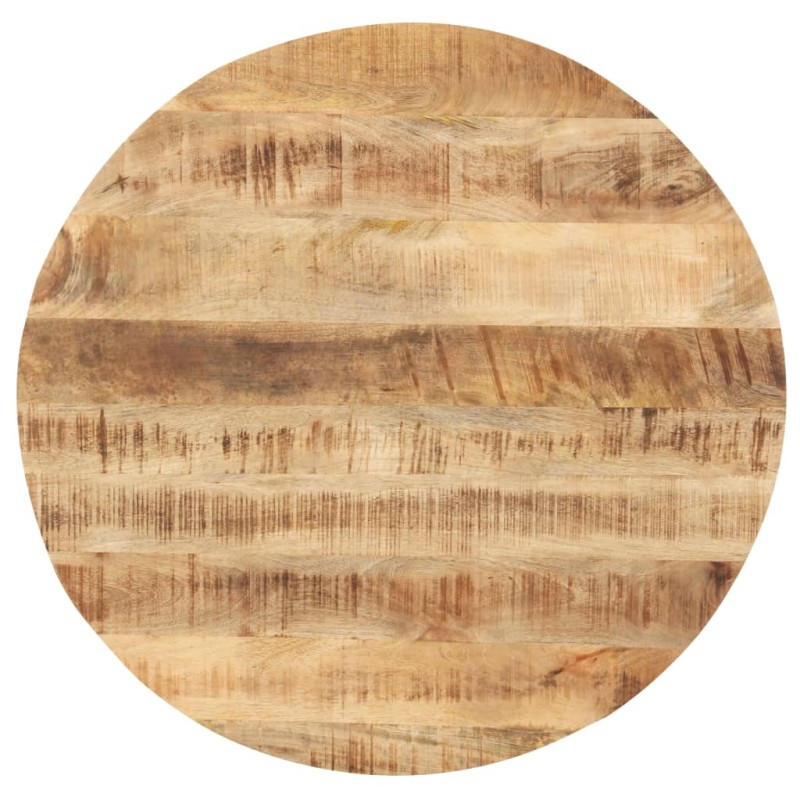 vidaXL Επιφάνεια Τραπεζιού Στρογγυλή 25-27 χιλ. 80 εκ. Ξύλο Μάνγκο