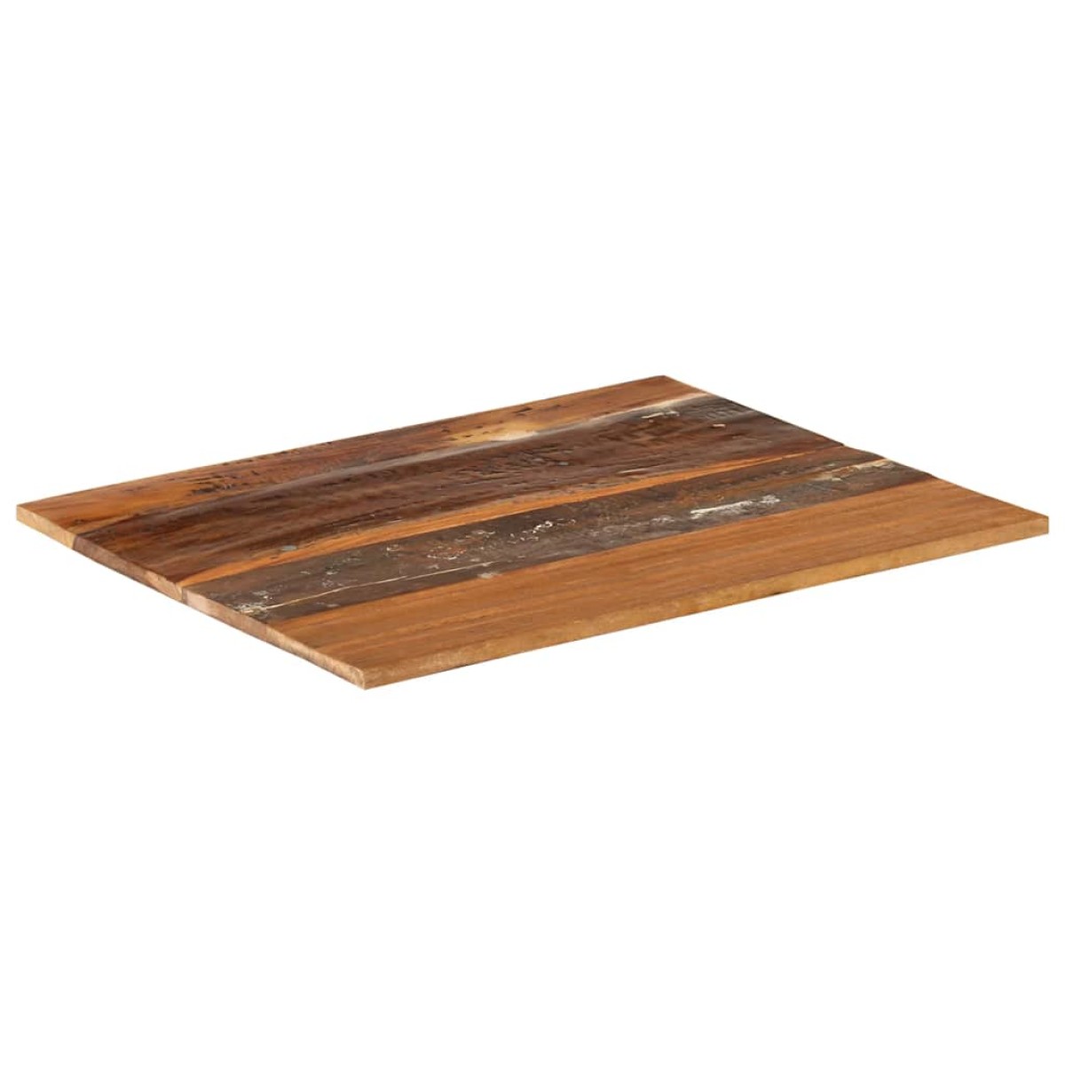 vidaXL Επιφάνεια Τραπεζιού Ορθογώνια 60x70 εκ 15-16 χιλ Ανακυκλ. Ξύλο