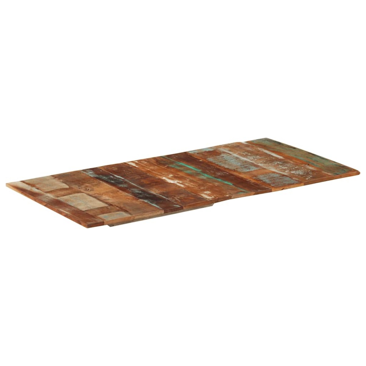 vidaXL Επιφάνεια Τραπεζιού Ορθ. 60x120 εκ 15-16 χιλ Μασίφ Ανακ. Ξύλο