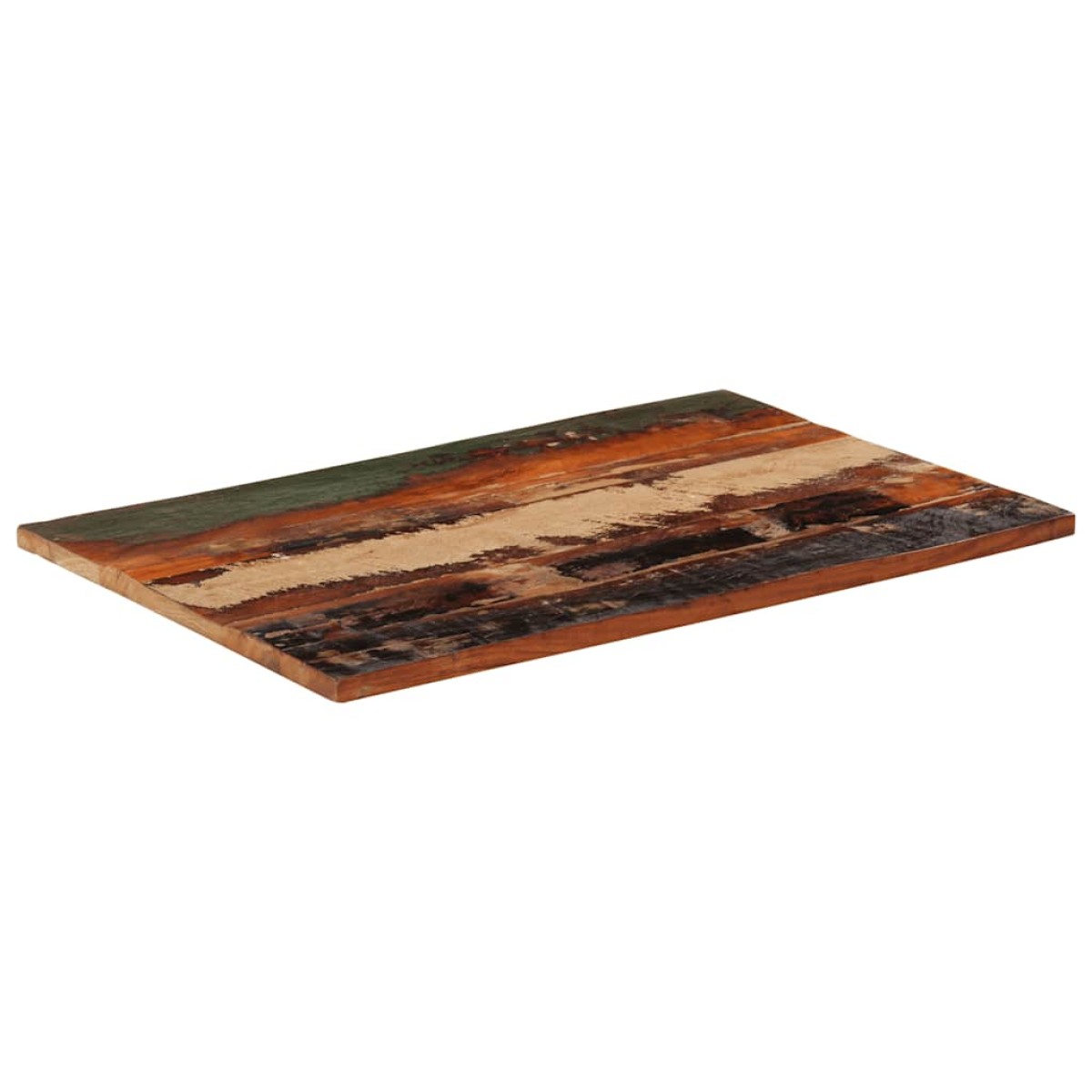 vidaXL Επιφάνεια Τραπεζιού Ορθ. 60x90 εκ 25-27 χιλ Μασίφ Ανακ. Ξύλο