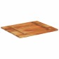 vidaXL Επιφάνεια Τραπεζιού Ορθ. 70x80 εκ 25-27 χιλ Μασίφ Ανακ. Ξύλο