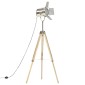 vidaXL Φωτιστικό Δαπέδου με Τρίποδο 140 εκ. από Μασίφ Ξύλο Μάνγκο