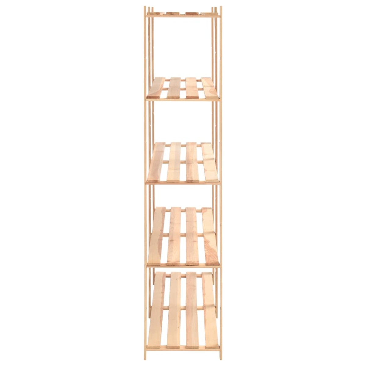 vidaXL Ραφιέρα 5 Επιπέδων 500 κ. 170 x 38 x 170 εκ. Μασίφ Ξύλο Πεύκου