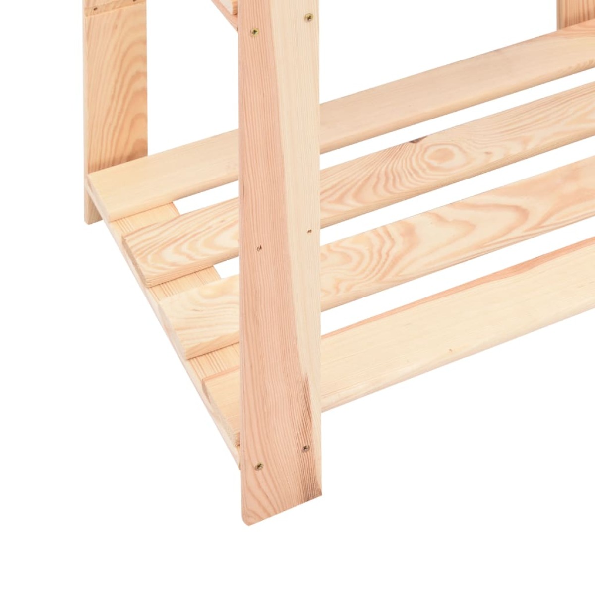 vidaXL Ραφιέρα 3 Επιπέδων 150 κ. 60x38x90 εκ. από Μασίφ Ξύλο Πεύκου