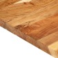 vidaXL Πάγκος Μπάνιου 58x52x3,8 εκ. από Μασίφ Ξύλο Ακακίας