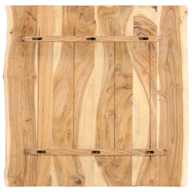 vidaXL Επιφάνεια Τραπεζιού 58 x (50-60) x 2,5 εκ. Μασίφ Ξύλο Ακακίας