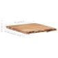 vidaXL Επιφάνεια Τραπεζιού 58 x (50-60) x 3,8 εκ. Μασίφ Ξύλο Ακακίας