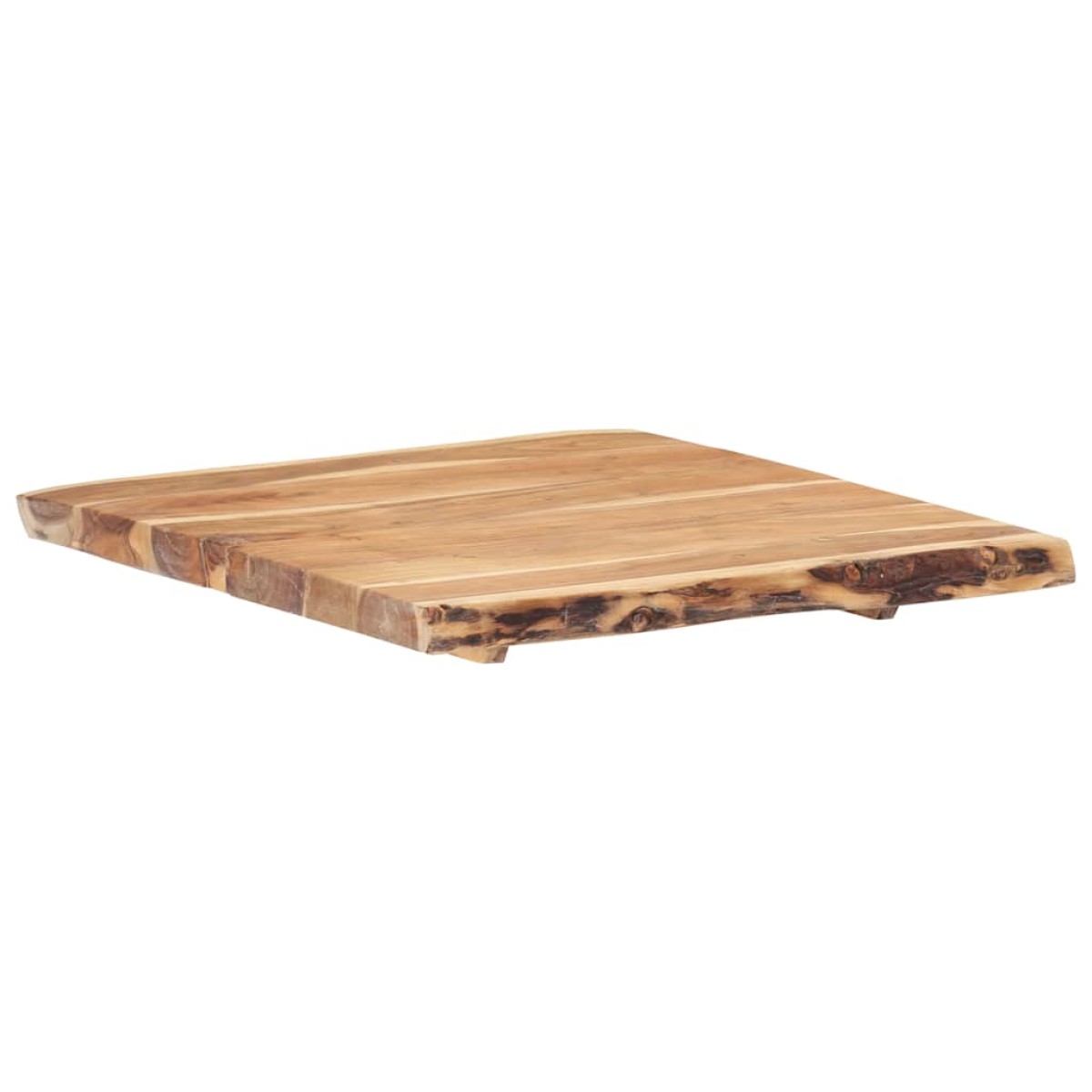 vidaXL Επιφάνεια Τραπεζιού 58 x (50-60) x 3,8 εκ. Μασίφ Ξύλο Ακακίας