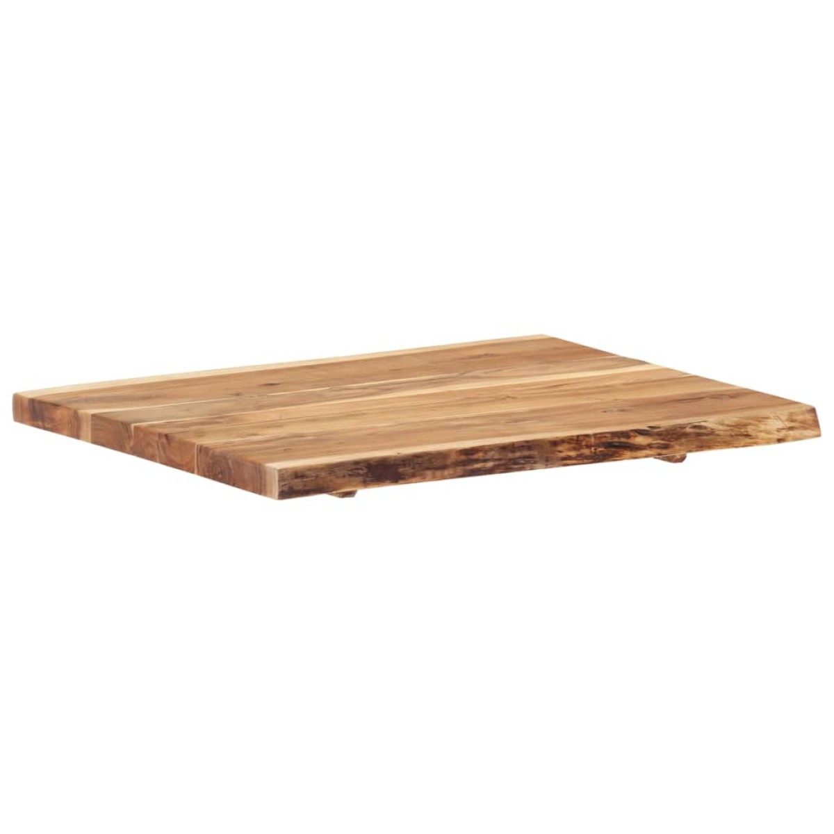 vidaXL Επιφάνεια Τραπεζιού 80 x (50-60) x 3,8 εκ. Μασίφ Ξύλο Ακακίας