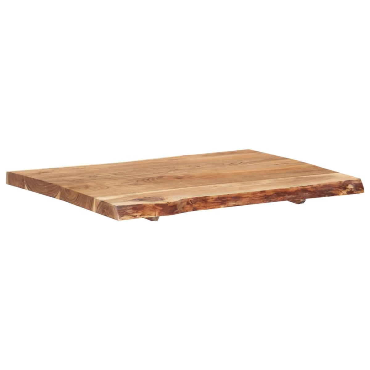 vidaXL Επιφάνεια Τραπεζιού 80 x (50-60) x 3,8 εκ. Μασίφ Ξύλο Ακακίας
