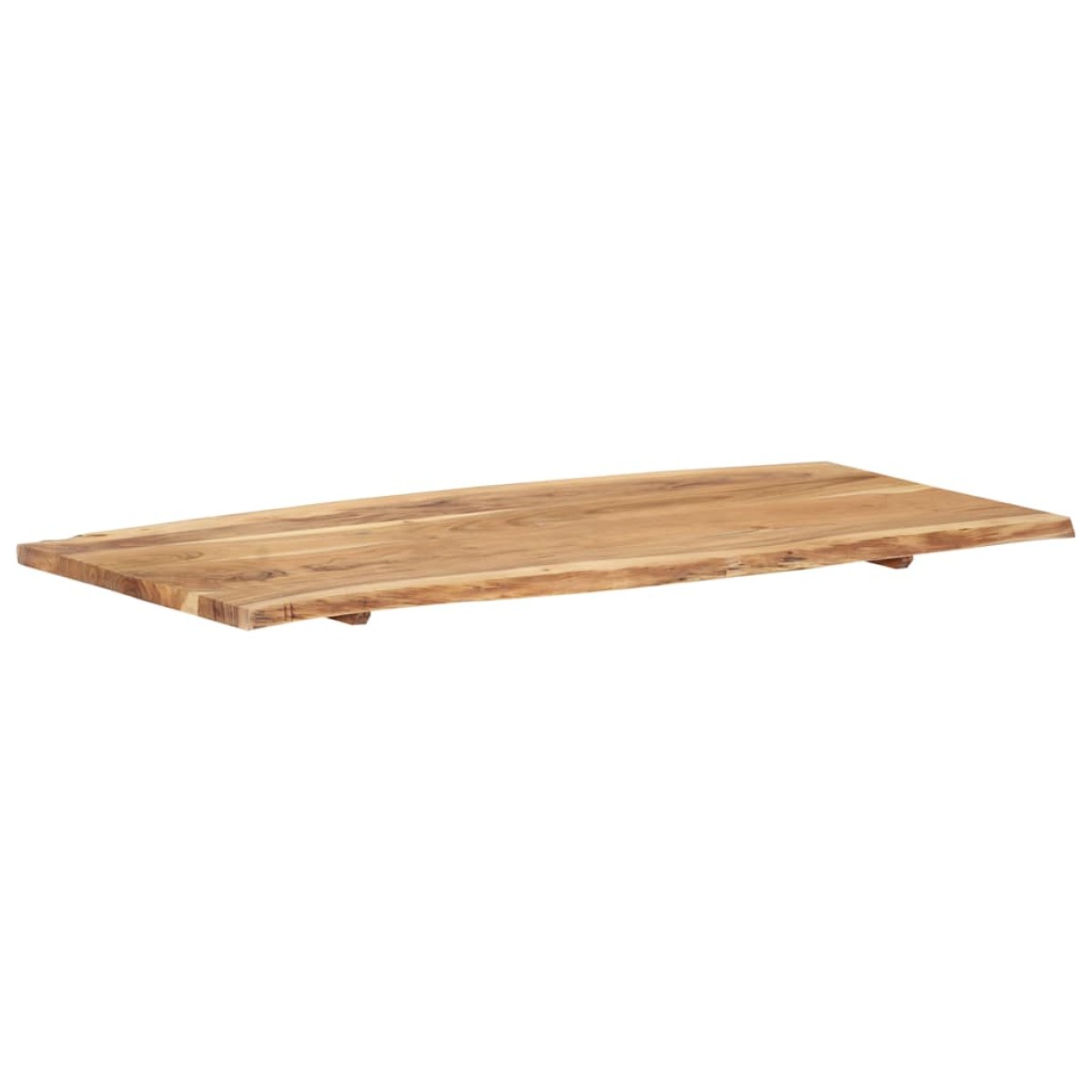 vidaXL Επιφάνεια Τραπεζιού 118 x (50-60) x 2,5 εκ. Μασίφ Ξύλο Ακακίας