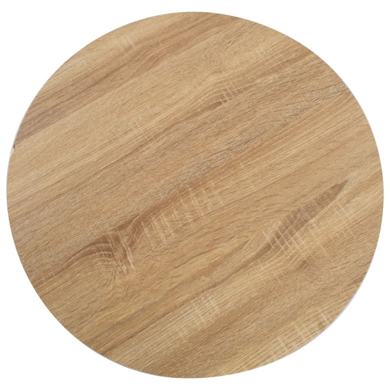 vidaXL Τραπέζι Bistro Ανοιχτό Καφέ 80 εκ. από MDF