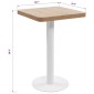 vidaXL Τραπέζι Bistro Ανοιχτό Καφέ 50 x 50 εκ. από MDF