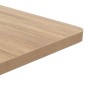 vidaXL Τραπέζι Bistro Ανοιχτό Καφέ 50 x 50 εκ. από MDF