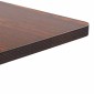 vidaXL Τραπέζι Bistro Σκούρο Καφέ 50 x 50 εκ. από MDF