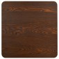 vidaXL Τραπέζι Bistro Σκούρο Καφέ 50 x 50 εκ. από MDF