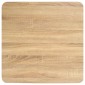 vidaXL Τραπέζι Bistro Ανοιχτό Καφέ 60 x 60 εκ. από MDF