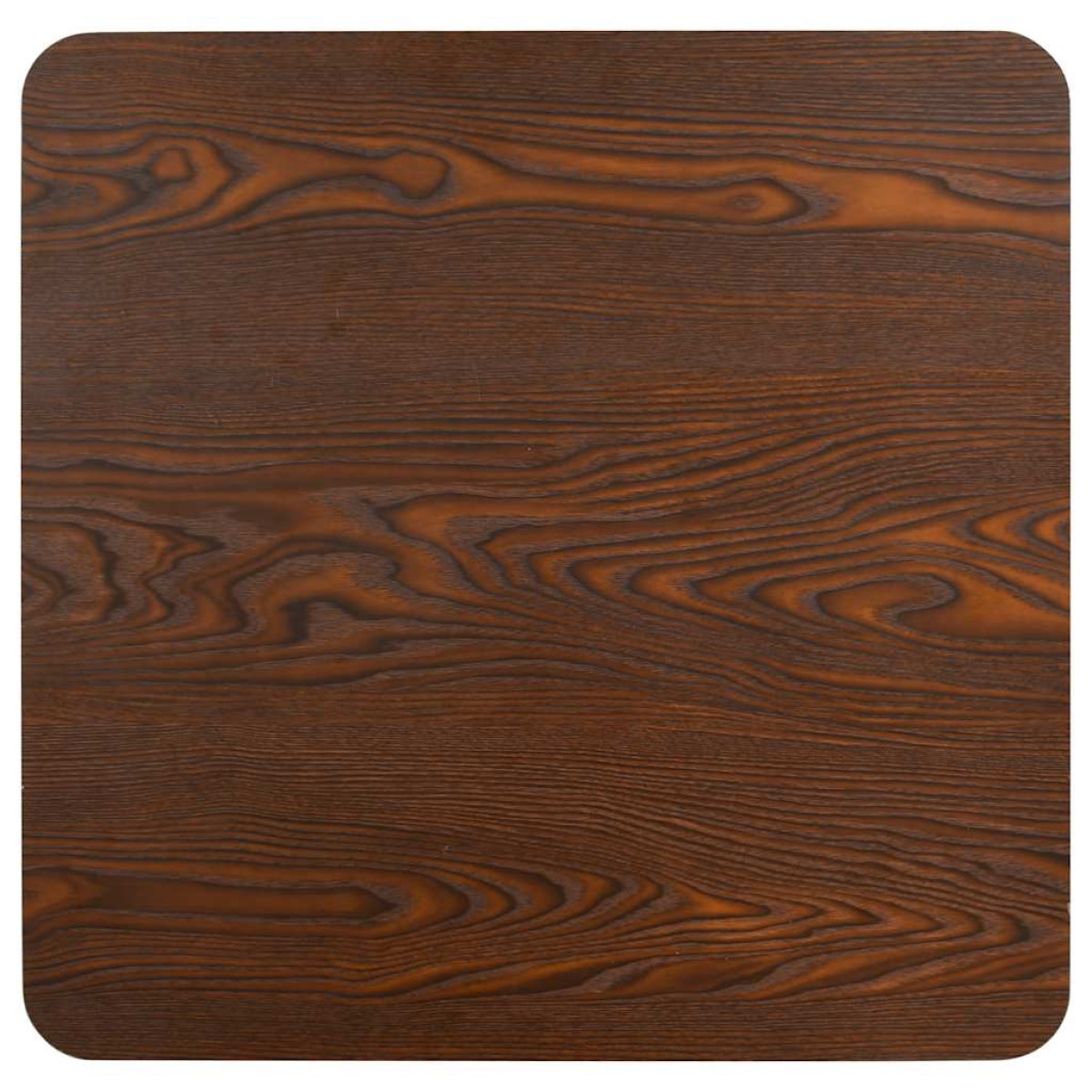 vidaXL Τραπέζι Bistro Σκούρο Καφέ 60 x 60 εκ. από MDF