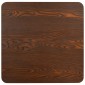 vidaXL Τραπέζι Bistro Σκούρο Καφέ 80 x 80 εκ. από MDF