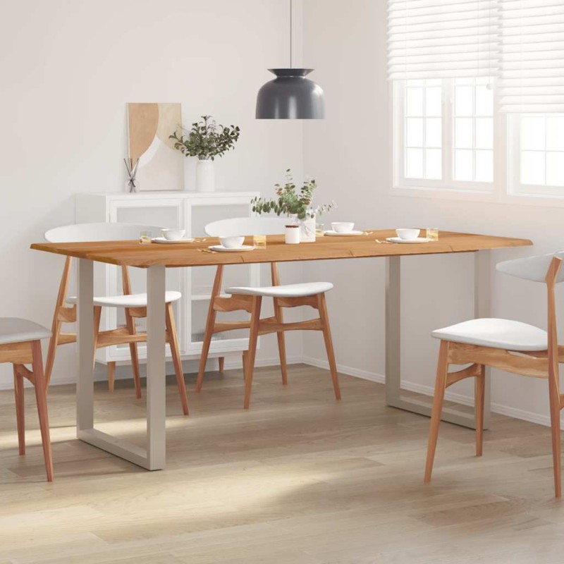 vidaXL Τραπεζαρία 180 x 90 x 76 εκ. από Μασίφ Ξύλο Ακακίας