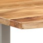 vidaXL Τραπεζαρία 118 x 58 x 76 εκ. από Μασίφ Ξύλο Ακακίας
