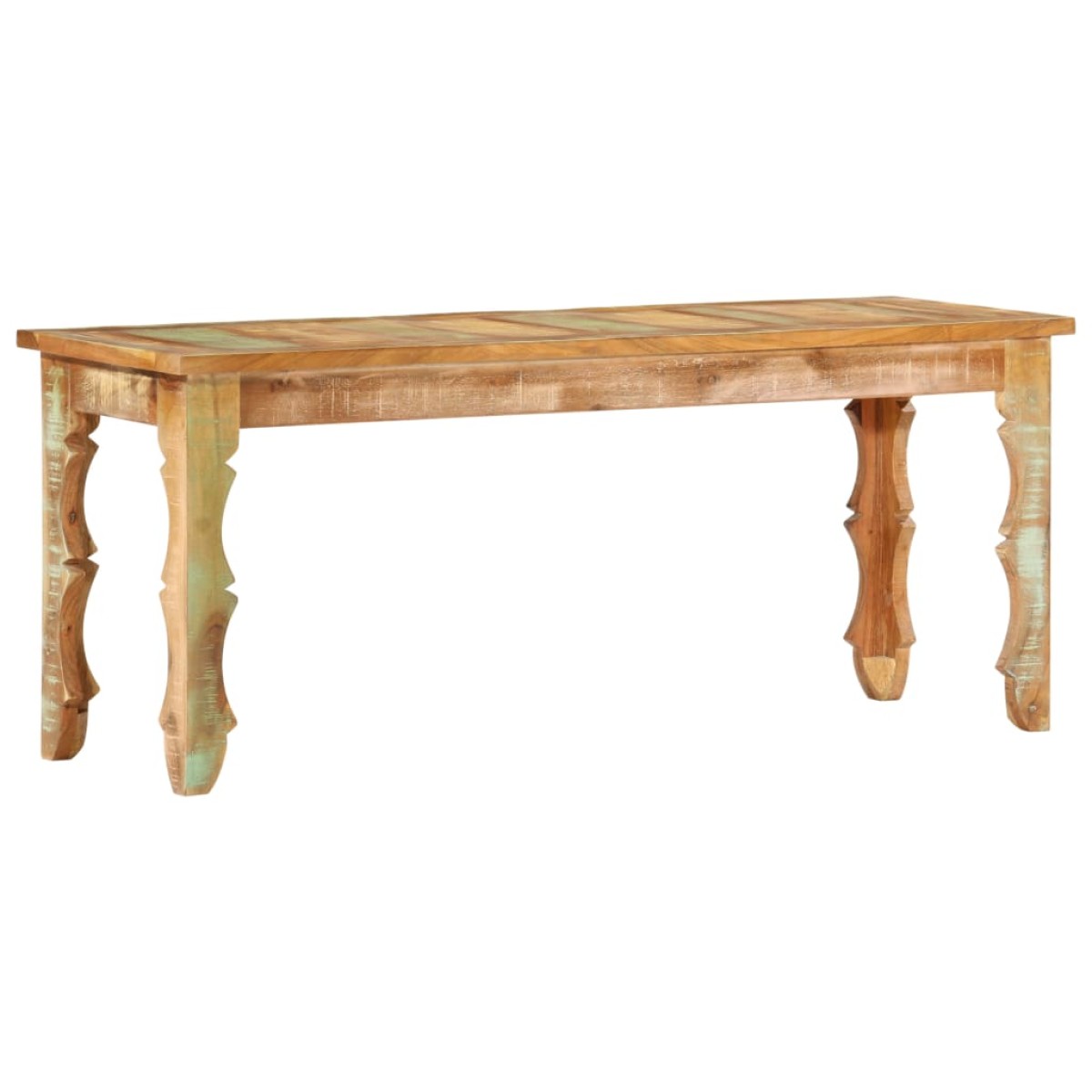 vidaXL Πάγκος 110 x 35 x 45 εκ. από Μασίφ Ανακυκλωμένο Ξύλο