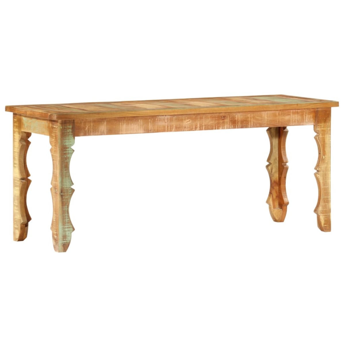 vidaXL Πάγκος 110 x 35 x 45 εκ. από Μασίφ Ανακυκλωμένο Ξύλο