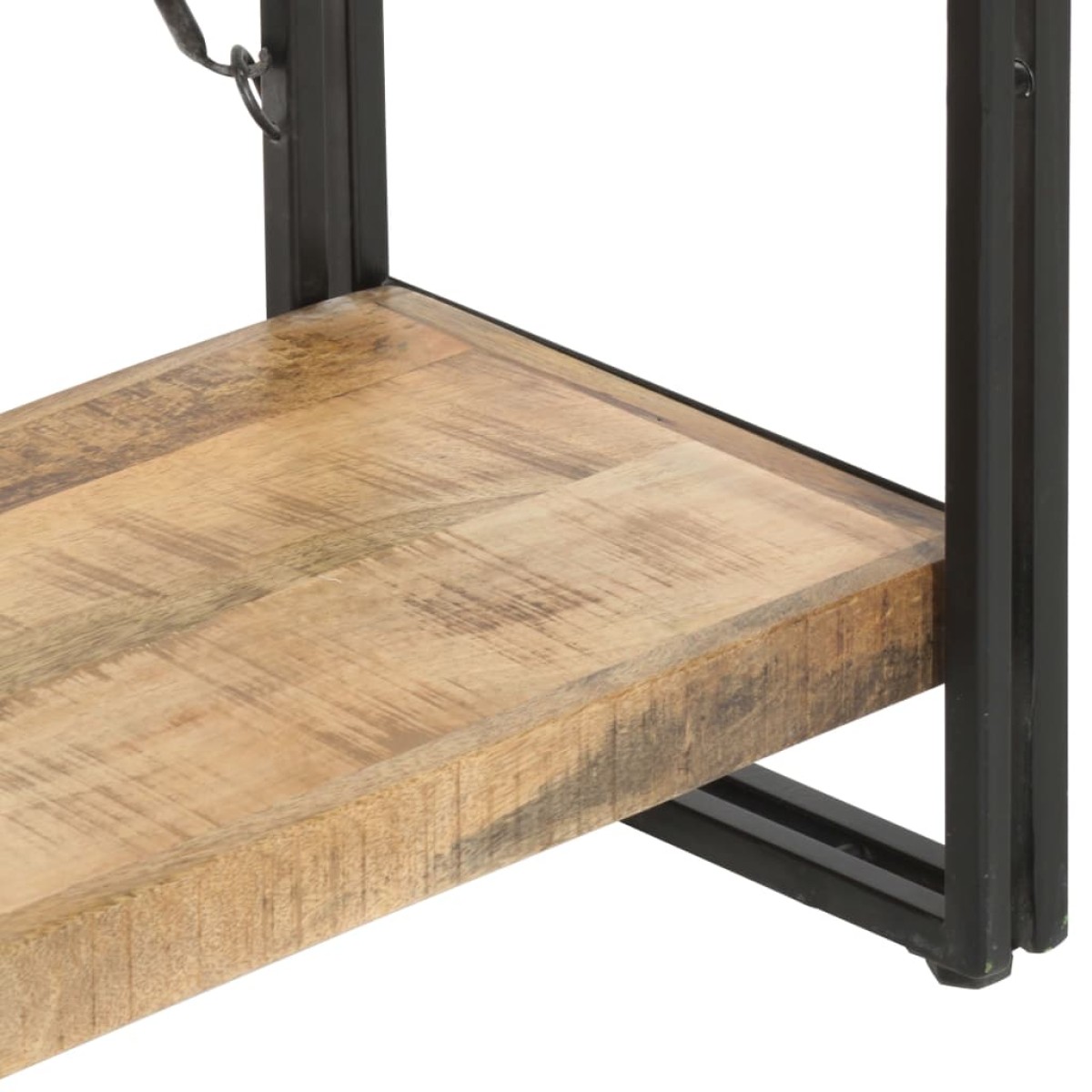 vidaXL Βιβλιοθήκη με 5 Επίπεδα 140 x 30 x 180 εκ. Μασίφ Ξύλο Μάνγκο