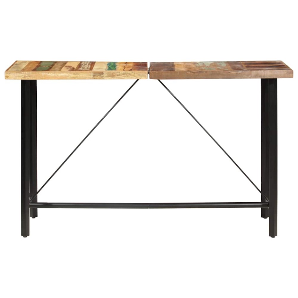 vidaXL Τραπέζι Μπαρ 180 x 70 x 107 εκ. από Μασίφ Ανακυκλωμένο Ξύλο