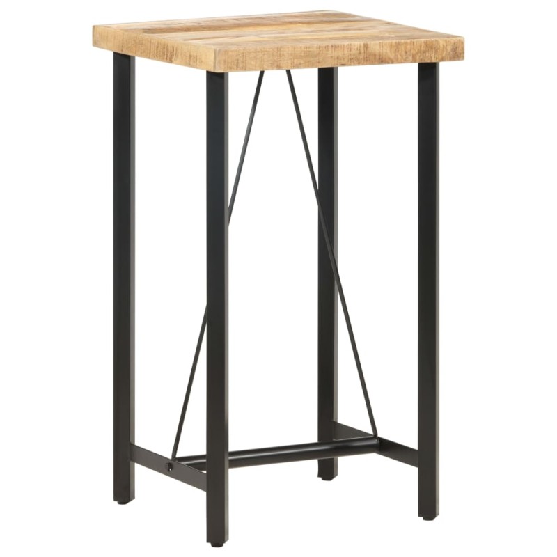 vidaXL Τραπέζι Μπαρ 60 x 60 x 107 εκ. Ακατέργαστο Ξύλο Μάνγκο