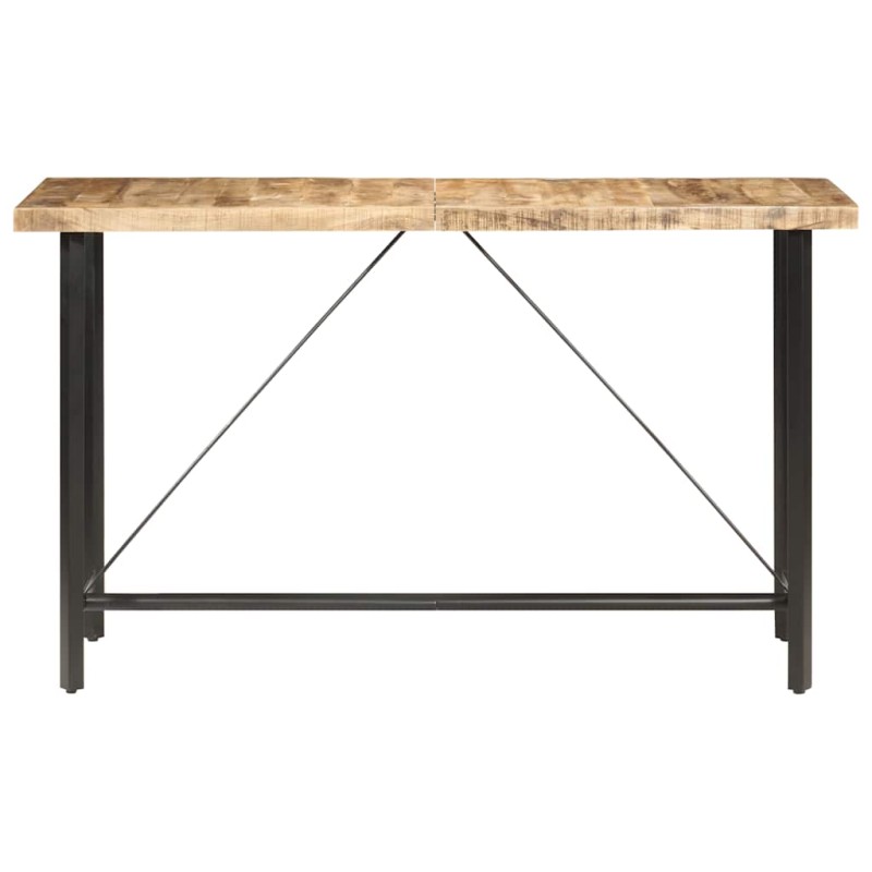 vidaXL Τραπέζι Μπαρ 180 x 70 x 107 εκ. Ακατέργαστο Ξύλο Μάνγκο